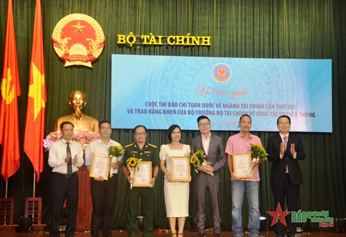 Báo Quân đội nhân dân đoạt giải A Giải báo chí toàn quốc về ngành Tài chính